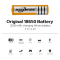 Haixnfire Original Rechargeable Battery 18650 Lithium 3.7V 2200mah Mini Fan Wireless Microphone Flashlight Radio. 
