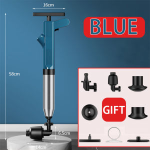 Toilet Plunger High Pressure Air Drain Blaster Pipe Drain Clog Remover for Toilet Kitchen Sink Pam Tandas 马桶疏通器 17483