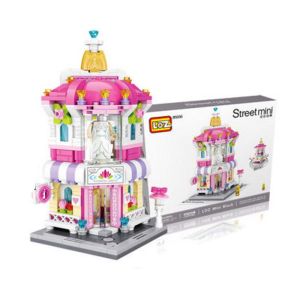LOZ MINI Street Nano Diamond Creative Brick No.1636 Wedding Shop 465pcs Toys