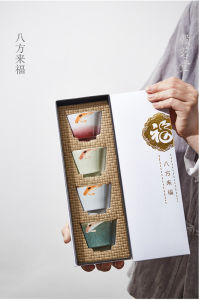 陶瓷复古日式主人杯粗陶窑变品茗杯个人杯功夫茶杯陶瓷杯单杯