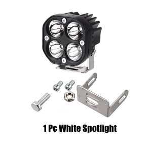 3 inch Auto Led Pods Lamp Lens Motercycle Spotlights White Yellow High Low Beam Work Light Car LED Lights for Off Road 4x4 Truck