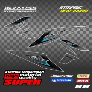 Striping Beat Karbu Terlaris trend transparan uv premium VIETNAM