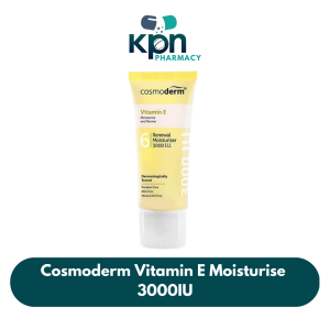 Cosmoderm Vitamin E Cream 3000 IU (50ml) Krim Vitamin E (EXP DATE: 2027)