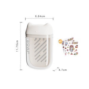 3LI กล่องใส่สบู่ กล่องสบู่ พร้อมฝาปิด ลายการ์ตูน น่ารัก  พกพาง่าย หยิบใช้สะดวก แบบพกพา กล่องเก็บสบู่ สําหรับเดินทาง พร้อมจัดส่ง💗