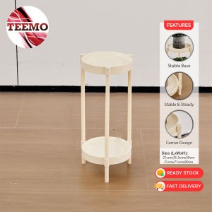 TEEMO Durable Plastic Multitier Flower Pot Stand For Indoor Living Room Or Outdoor Balcony Rak Pasu Bunga - Fulfilled by TEEMO SHOP