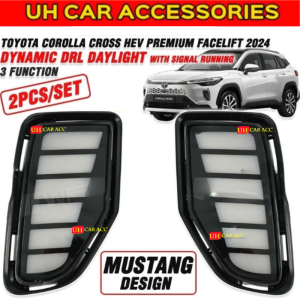 Toyota Corolla Cross HEV Premium Facelift 2024 Dynamic DRL Daylight With Signal Running ( 3 Function )