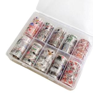 Nail Foil Transfer Stickers DecalsNail Foils Designs Nail Art Decal Acrylic Supplies for Women Manicure Decorations