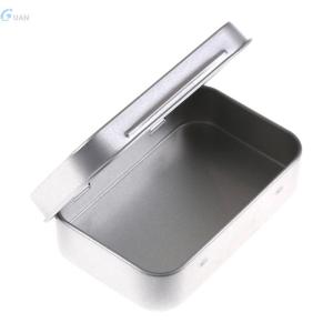 [Local Delivery] 95x60x20mm Metal Tin Flip Storage Box Case Organizer For Coin Candy Keys