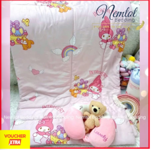🌙SIÊU MÁT🌙 Mền Lụa Lyocell Viscose Cho Bé 1m2x1m5 Chần Bông Thoáng Mát Mềm Mịn (Tặng Kèm Túi Đựng)