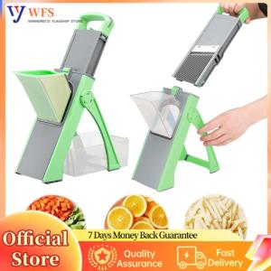 【Flagship】 Multifunctional Vegetable Cutter 304 Stainless Steel Anti-Slip for Home Kitchen