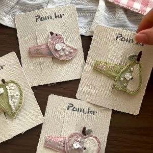 Dệt Tay tóc cho trẻ em Clip thiết kế hoạt hình vải mềm Barrettes Cho Cô Gái Bên Phụ kiện tóc Hàng Ngày Đảng Dịp