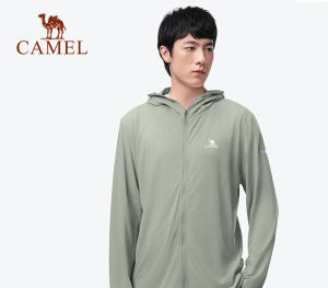 Camel outdoor mens sun protection jacket UPF50+ UV protection light coat