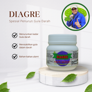 DIAGRE UNTUK MENGATASI MASALAH DIABETES | HASAN SABILAH PUSPITA RADJA HERBAL