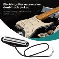 Hot Rail Pickups Double Track 11K Alnico5 Guitar Pickup Fit Fender Strat Squier Tele Electric Guitar, White. 