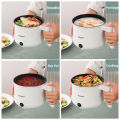 [Malaysia Plug] HODEKT 1.8L Electric Hot Pot Electric Cooker Small soup pot Non Stick Ceramic Frying Pan Rice Portable Mini Rice Cooker Pot Periuk Nasi Stainless Steel Electric Cooking Pot rice cooker pot cooking. 