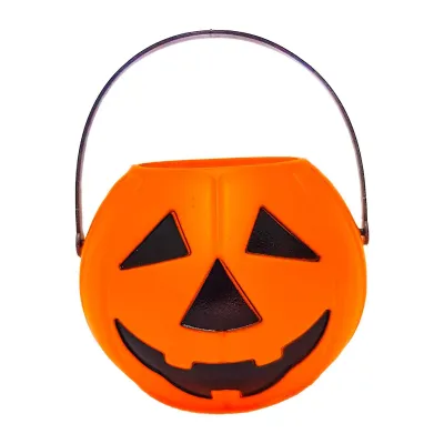 CGS Halloween 10x9 CM Round Pumpkin Bucket