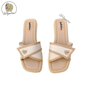 Sandal Wanita Selop Jelly Trendi Motif Love Anti Slip Nyaman Fashion Trendi Kekinian