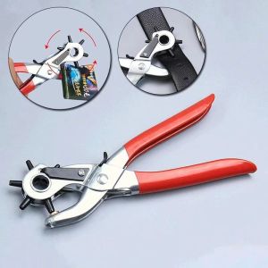 Kìm Bấm Lỗ Thắt Lưng Dây Nịt đồ Da Chuyên Dụng 6 Size