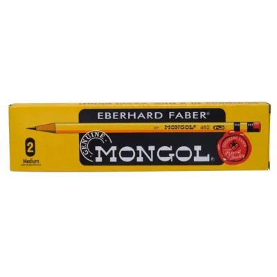 12pcs medium monggol pencil #2 MONGOL