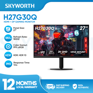 Skyworth H27G30Q Gaming Monitor 27" QHD 2K 180Hz 1ms Fast IPS Monitor For PC