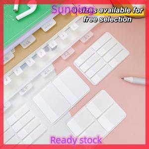 SQ Stationery [Flash Sale] 40 80 160 Pages Frosted Simple Pure White Index Stickers Transparent Label Stickers DIY Sticky Notes Office School Supplies