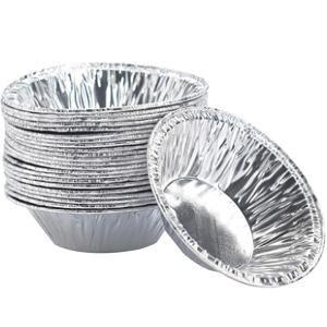 100/200pcs Disposable Round Egg Tart Mold Aluminum Foil Cups Baking Cookie Pudding Cupcake Mould