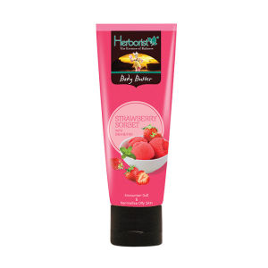 Perawatan Tubuh Herborist Body Butter with Shea Butter 80 Gr Varian Strawberry Sorbet Mango Coconut Zaitun