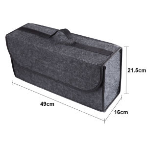 Car Trunk Storage Box Car Soft Felt Storage Box Container Box Trunk Bag Backup Storage Box