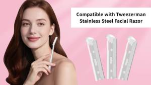 Replacement Blades Compatible with Tweezerman Facial Razor 20 Count (Pack of 1)