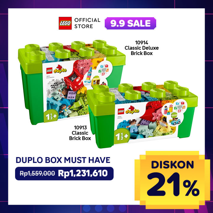 Lego Duplo 10914 Pieces LEGO®️ DUPLO Classic 10914 Deluxe Brick