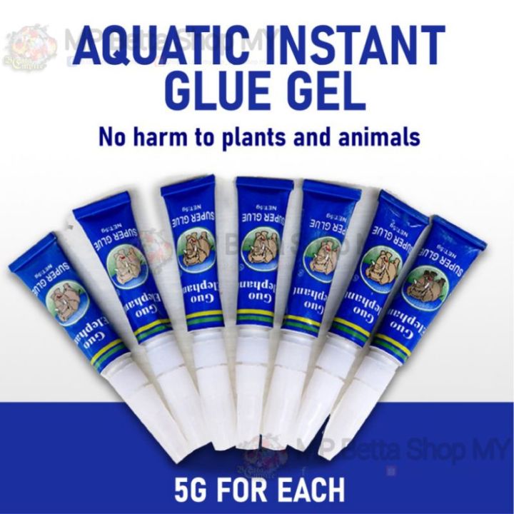 Guo Elephant Super Glue for Corals and Frags 5g (clear gel type