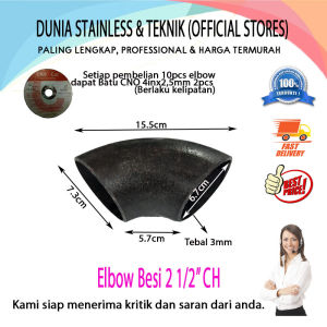 Elbow Besi CH 2 1/2 inch aksesoris teknik bengkel