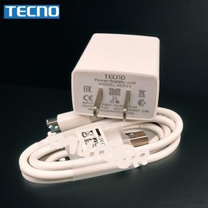 BELLAJULIAAA : TECNO Y Series 18W Fast Charging Set – Power Adapter with 2.4A USB Cable (Type C / Micro USB)
