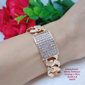 Gelang rantai Aksesoris Fashion Wanita Cocok Untuk Sehari hari G22-3B