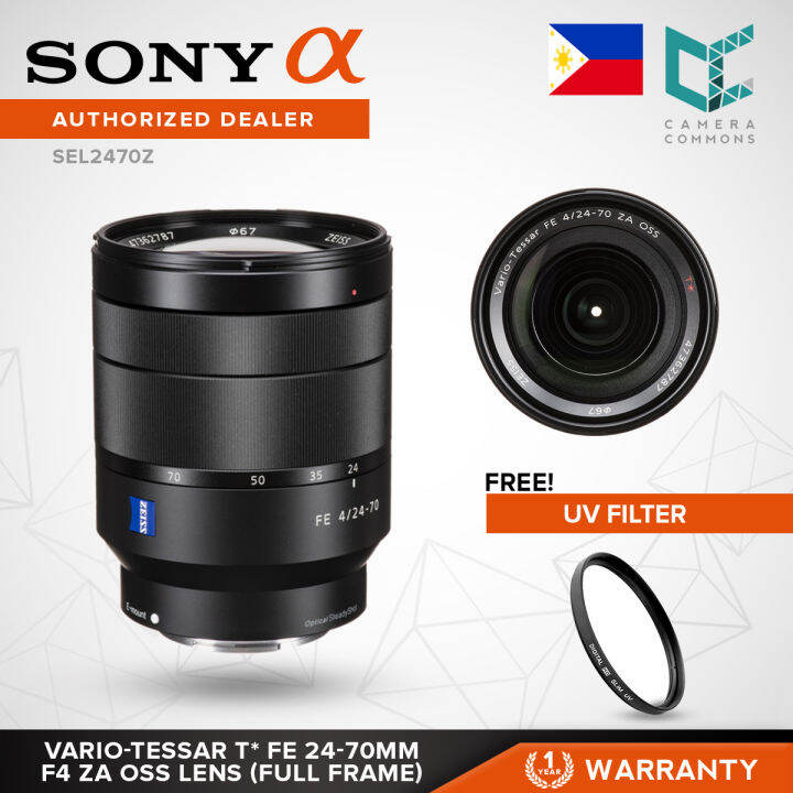 Sony SEL2470Z/ Vario-Tessar® T* FE 24–70 mm F4 ZA OSS Lens | Lazada PH