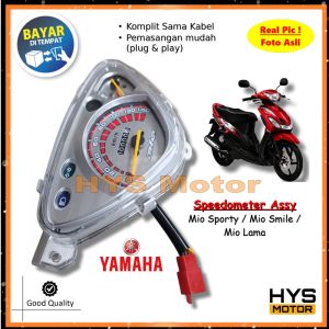 HYS Spidometer Assy YAMAHA Mio Sporty - Mio Smile - Mio Lama Speedometer Kilometer KM Full Set Kabel Mika Tebal