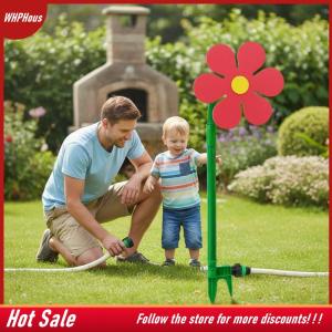 【COD】🔥🔥🔥 Funny Crazy Dancing Flower Water Sprinkler 360 Degree Rotating Garden Watering Toy for Outdoor Lawn Backyard Fun