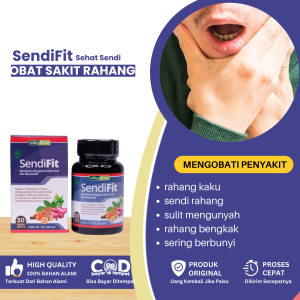 Obat Sakit Rahang Obat Sendi Rahang Rahang Kaku Obat Rahang Bengkak Obat Rahang Sulit Mengunyah Rahang Tegang Obat Nyeri Tulang Rahang Obat Rahang Sering Pegal Rahang Berbunyi Cedera Otot Rahang - SendiFit