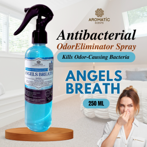 Angels Breath Air Freshener & Fabric Spray | Antibacterial Odor Eliminator for Home Car & Bathroom
