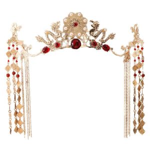 huiheyu chinese hair accessories kids china hair accessories chinese headdress for kids Vintage Simple Headwear Chinese Style Hair Disk For Girl Flower Step Shake For Children Women Hair Fork Hanfu Hair Sticks Tassel Hairpins Hair Accessories