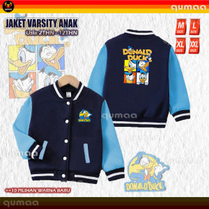 Jaket VARSITY Baseball Anak Laki Laki Perempuan DONAL BEBEK | KIDS COAT&JACKET DONALD DUCK