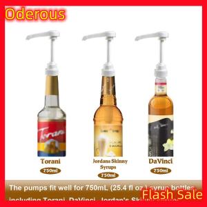 Oderous 1PC Syrup Pumps Dispenser Replacement Sauce Pressure Nozzle Bottle Pump Containers for Coffee Kitchen Seasoning Liquid