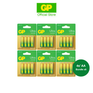 GP Battery Alkaline Ultra AA (1/4/6 card bundles)