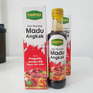 Sari Kurma Madu Angkak NADHIFA 470 gram Bantu Atasi Demam DBD Tipes Naikan Trombosit