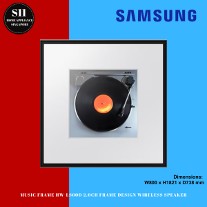 SAMSUNG MUSIC FRAME HW-LS60D/XS 2.0ch FRAME DESIGN WIRELESS SPEAKER + 1 YEAR WARRANTY