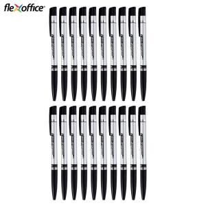 HỘP 20 BÚT BI THIÊN LONG FLEXOFFICE FO-024 MATTIXS CHÍNH HÃNG BÚT BI NGÒI 0.7MM NÉT ĐẸP