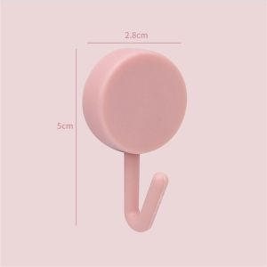 SHIRUI Household Door Hook Storage Rack Free Punching Clothes Wall Hook Clothes Hanger Self-adhesive Clasps Hooks