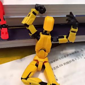 13 Action Figure 3D Dummy 13 Robot Toy Movable Figures  Mechanical Style Movable Joints Toy