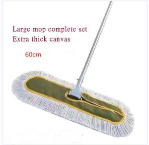 Floor dust mop industrial and commercial dust mop with handle suitable for industrial and commercial hos gyms garages s home hardwood tiles marble floors 60cm/90cm