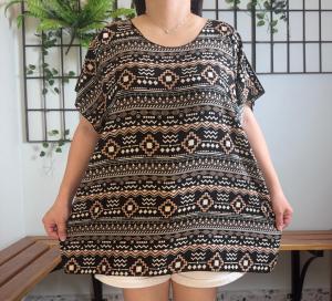 MUAT 80-100KG!!! BAJU BLUS BALI SUPER JUMBO RAYON PREMIUM FIT TO 4XL SJ/L REAL PICT